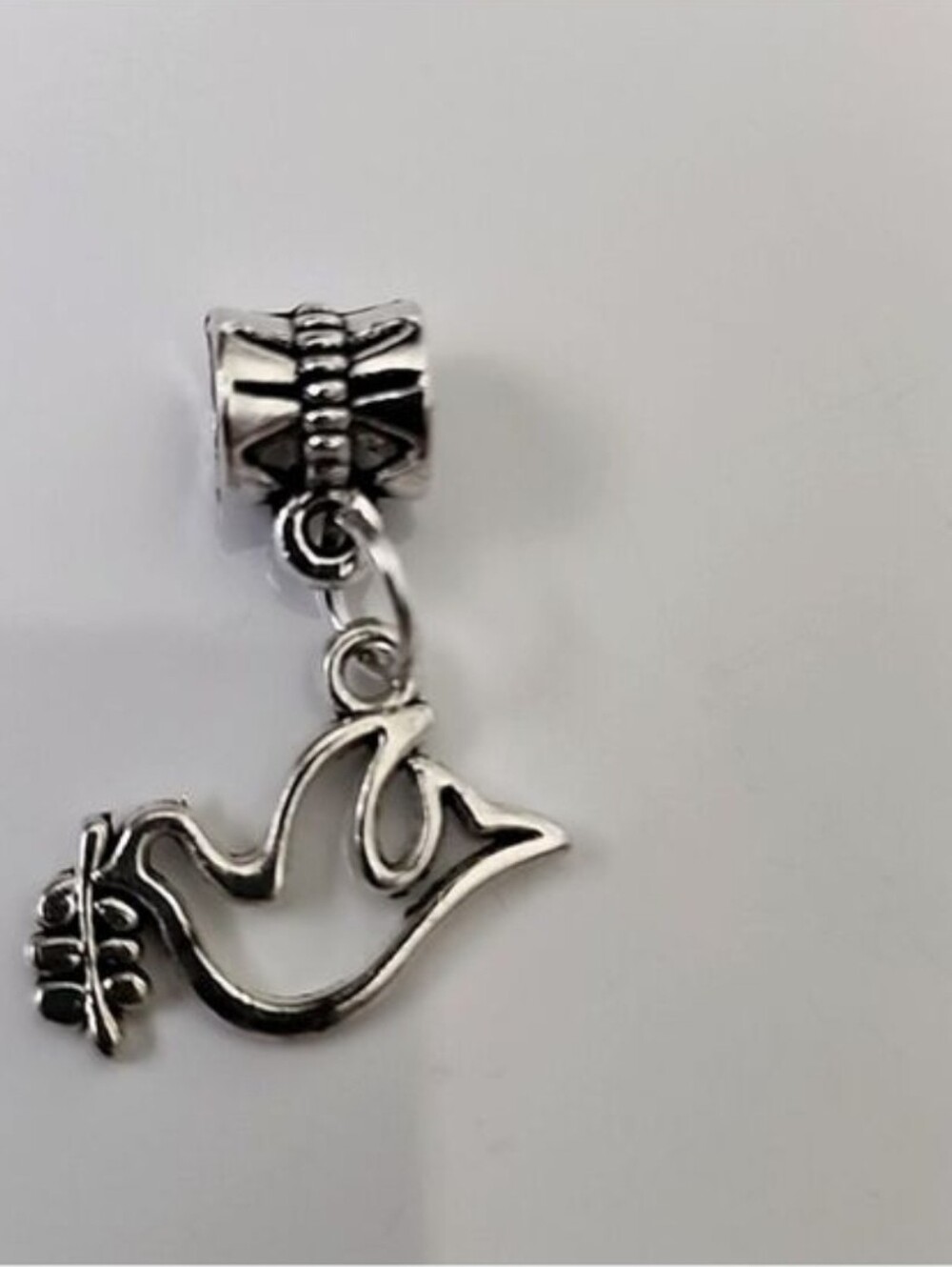 DOVE Charm for European Style Bracelets Fits Pandora Systems